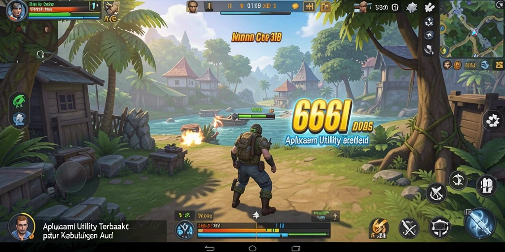 Screenshot utama 666I dengan tampilan interface yang menarik.