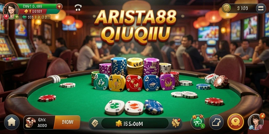 Screenshot ARISTA88 menampilkan gameplay QiuQiu yang mendebarkan.