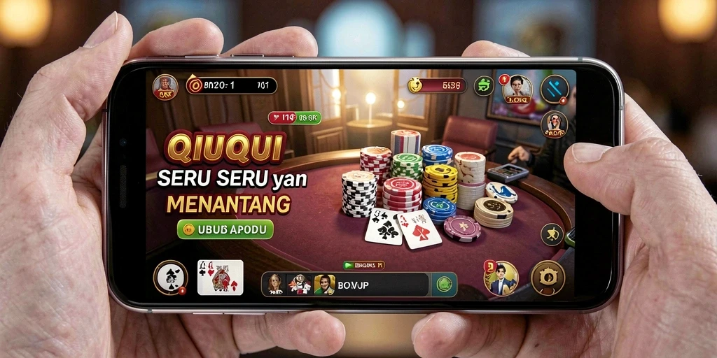 Tangkapan layar permainan QiuQiu yang seru dan menarik.