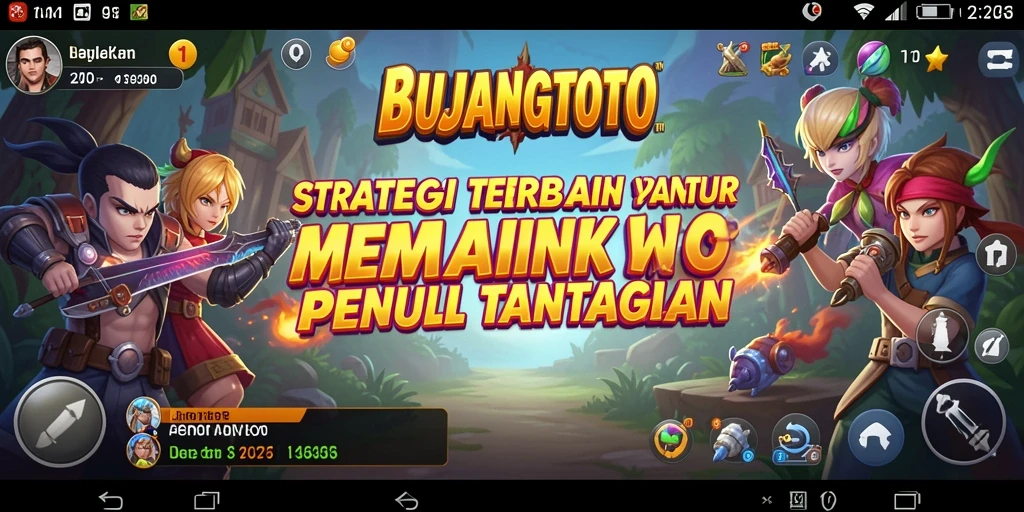 Tampilan gameplay BUJANGTOTO yang menarik dan penuh aksi strategi.