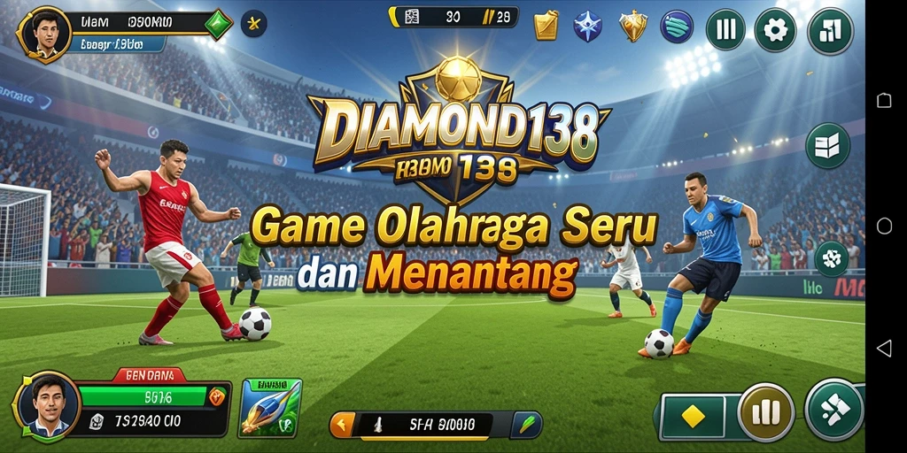 Screenshot gameplay DIAMOND138 yang menampilkan aksi olahraga seru.