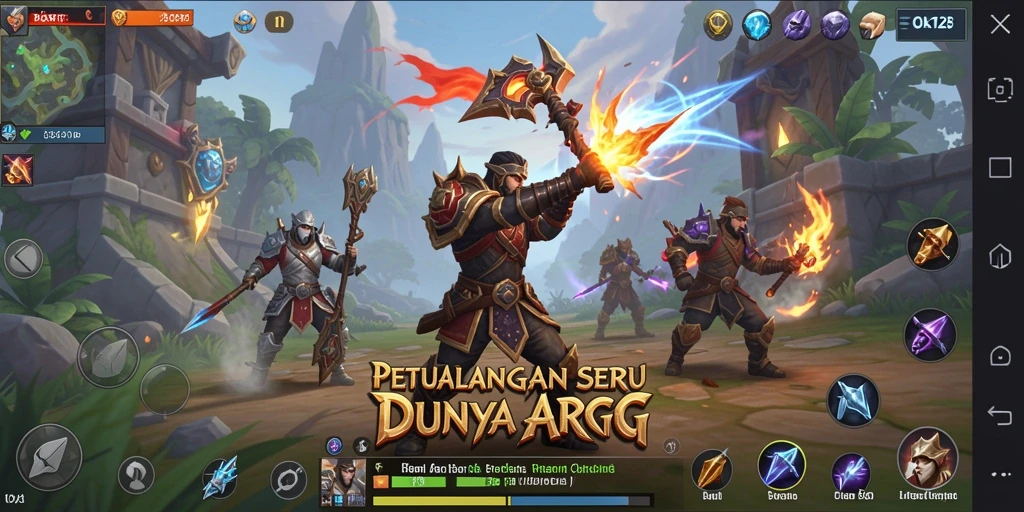 Gameplay seru dengan pertarungan mendebarkan di OLX128.