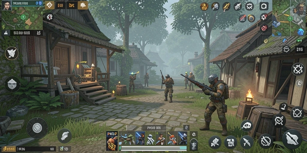 Tampilan gameplay PK95 yang menakjubkan dan seru.
