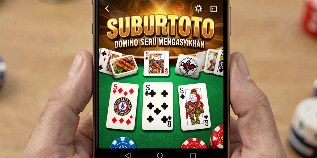 Tampilan menarik dari gameplay SUBURTOTO saat bermain Domino.