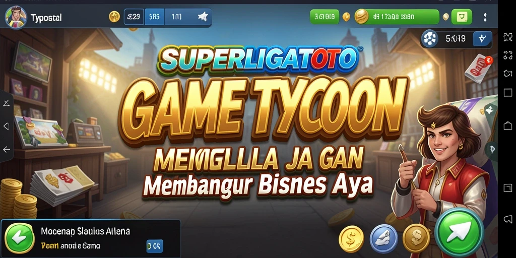 Tampilan gameplay SUPERLIGATOTO yang menarik dan interaktif.
