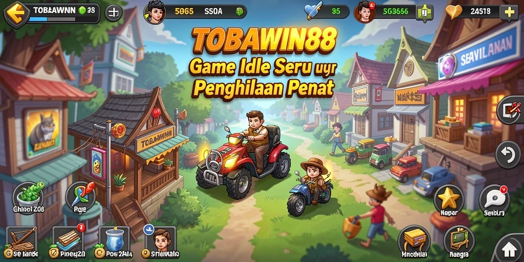Screenshot utama TOBAWIN88 menampilkan gameplay menarik dan santai.